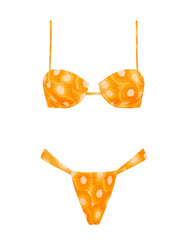 PALMA - TANGERINE Balconette Bikini Set