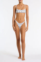 MIMA - INDIGO LACE Crop Bikini Set