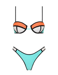 POPPY - TUTTI FRUTTI Neoprene Balconette Bikini Set