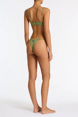 MIMA - INK CONFETTI Textured Crop Bikini Set