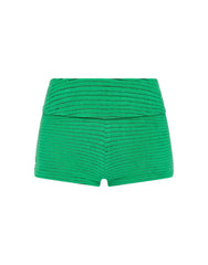 ELLI - HUBE Green Terry Towelling Short