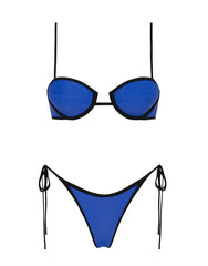 MALA - COBALT Neoprene Balconette Bikini Set