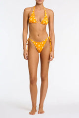 DARA - TANGERINE Triangle Bikini Set