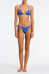 VINCA - BANC Blue Triangle Bikini Set