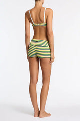 ELLI - LEMONADE Crochet Stripe Short