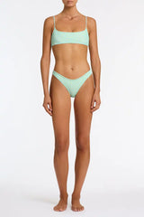 MICA - SUN SPRINKLE Polka Dot Crop Bikini Set