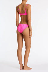 MICA - POMEGRANATE Pink Crop Bikini Set