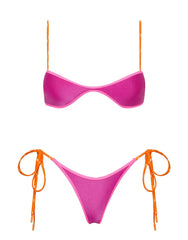 ESTE - PIGI Neoprene Scoop Crop Bikini Set