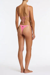 JARA - PINK PUNCH SPARKLE Balconette Bikini Set