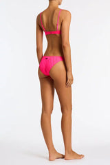 MAIA - MENDE Pink Scoop Bikini Set