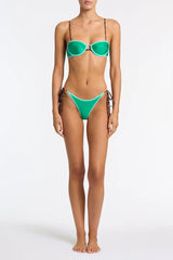 MALA - JADED GREEN Neoprene Balconette Bikini Set