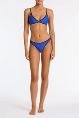 MAIA - COBALT Neoprene Scoop Bikini Set