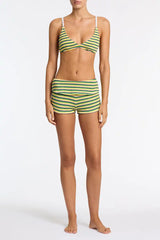 ELLI - LEMONADE Crochet Stripe Short