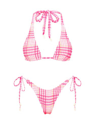 DARA - PETALI Pink Triangle Bikini Set