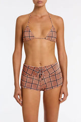 FREDY - JAM VELVET CHECK Short