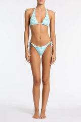 DARA - SKY ZEBRA SPLASH Triangle Bikini Set