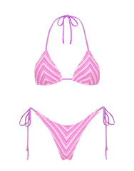 VINCA - LOTUS Terry Towelling Triangle Bikini Set