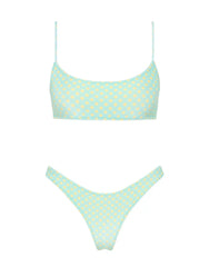MICA - SUN SPRINKLE Polka Dot Crop Bikini Set
