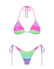 VINCA - PADDLE POP OMBRE Triangle Bikini Set