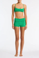 ELLI - HUBE Green Terry Towelling Short