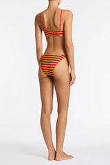 MICA - HORIZON STRIPE Scoop Bikini Set
