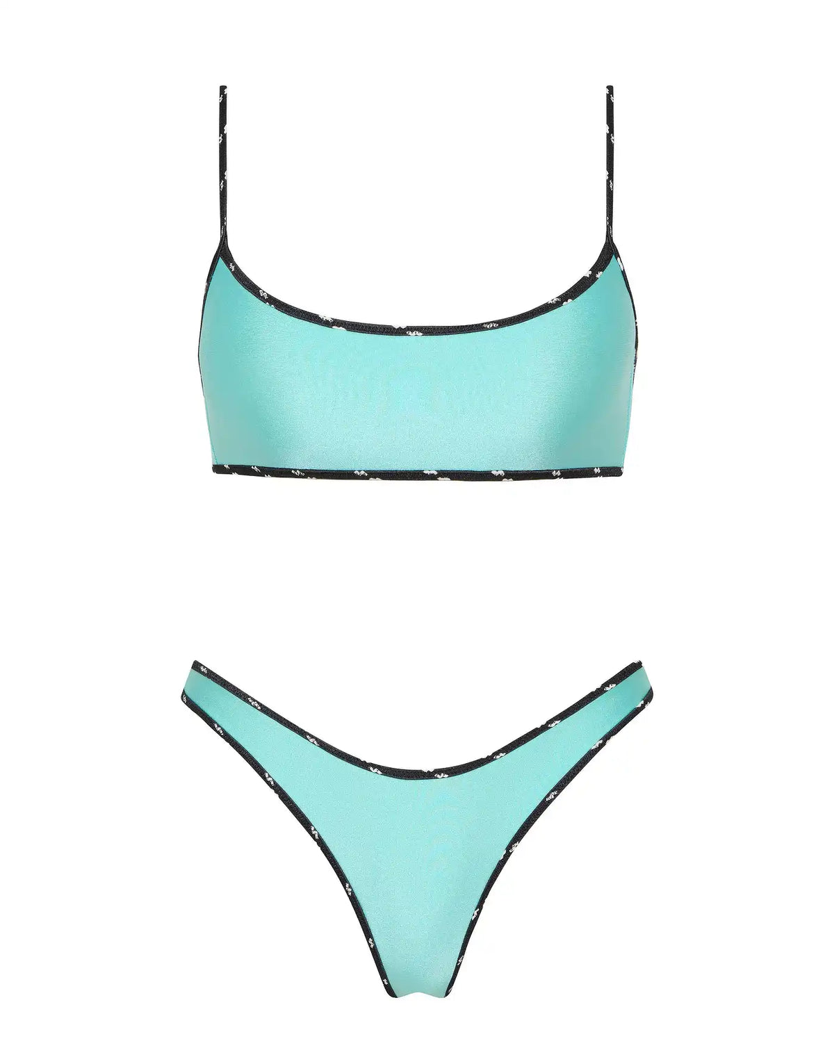 MICA - ELECTRIC Neoprene Scoop Bikini Set