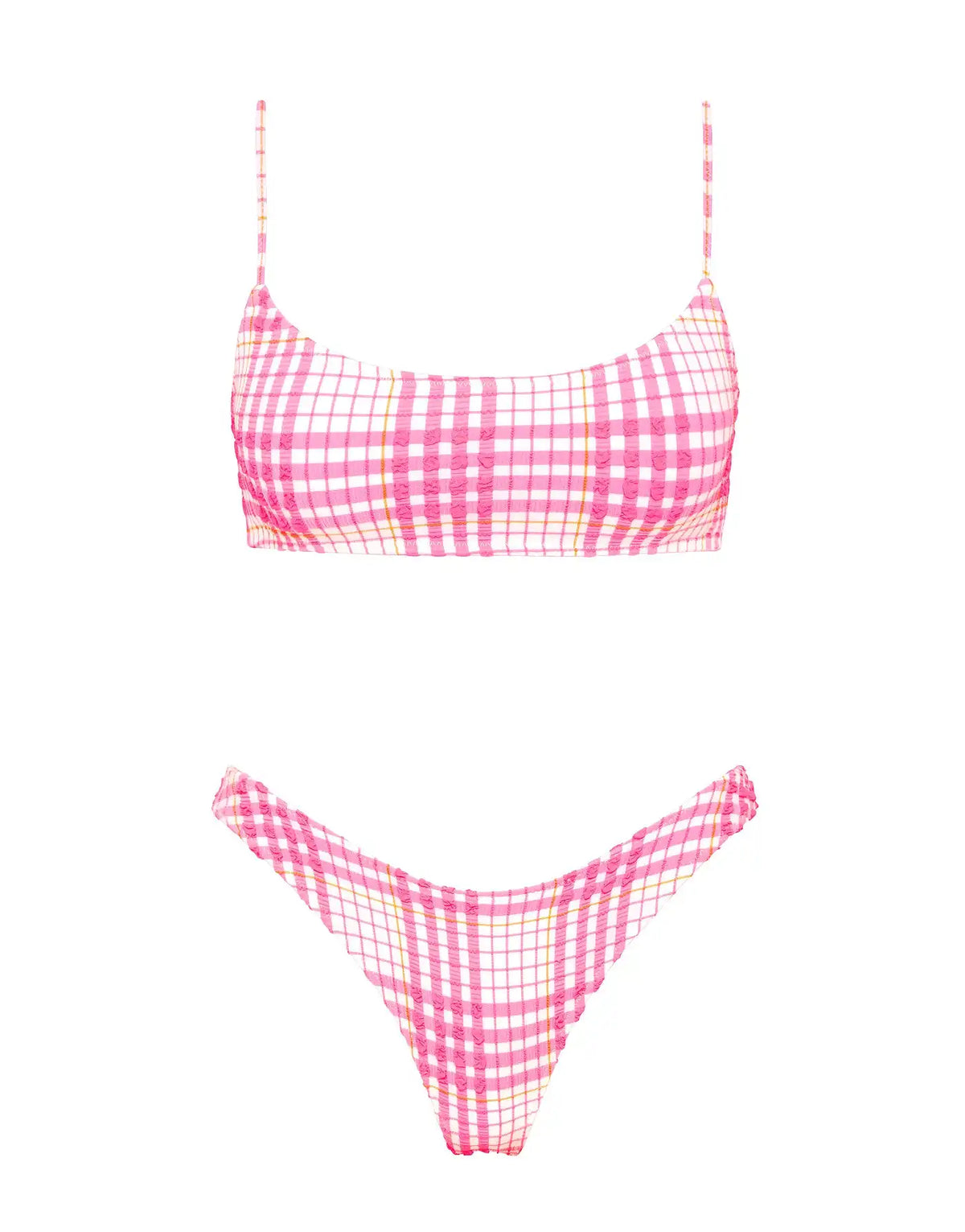 MICA - PETALI Pink Scoop Bikini Set