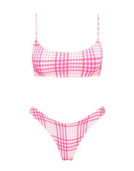 MICA - PETALI Pink Scoop Bikini Set