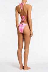 DARA - PETALI Pink Triangle Bikini Set