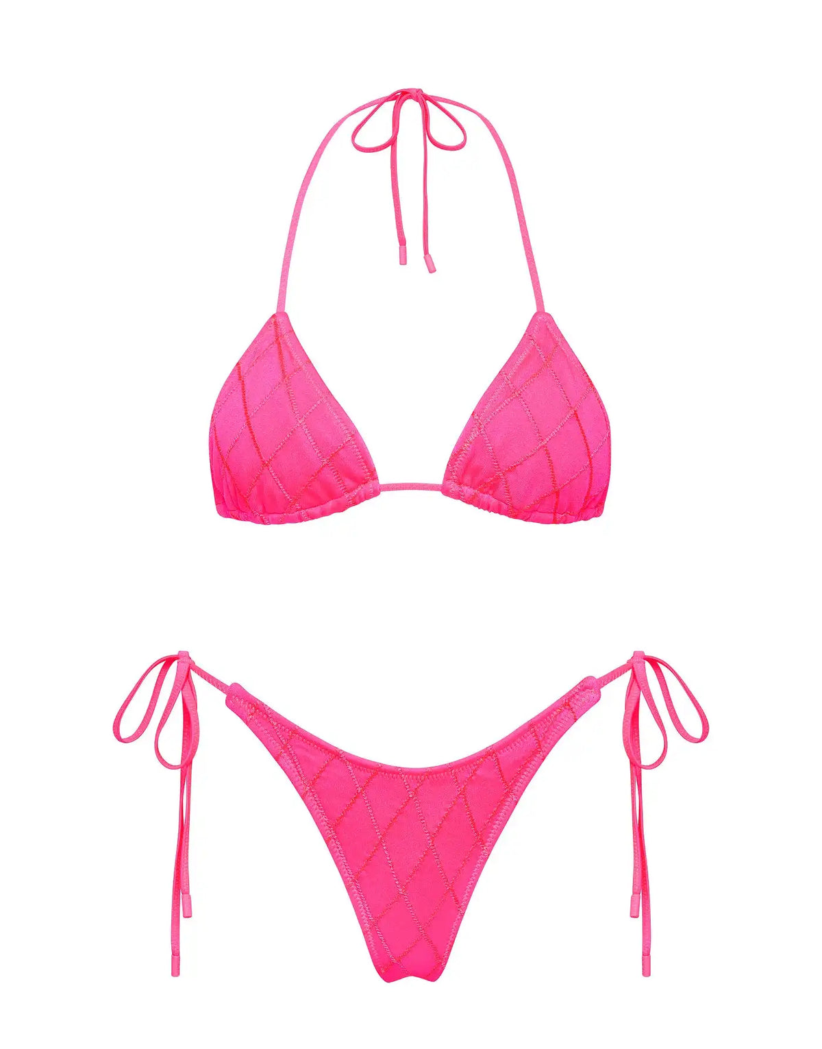 VINCA - MENDE Pink Triangle Bikini Set