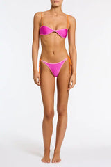 ESTE - PIGI Neoprene Scoop Crop Bikini Set