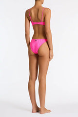 MICA - POMEGRANATE Pink Crop Bikini Set