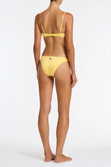 MICA - BUTTER Yellow Crop Bikini Set