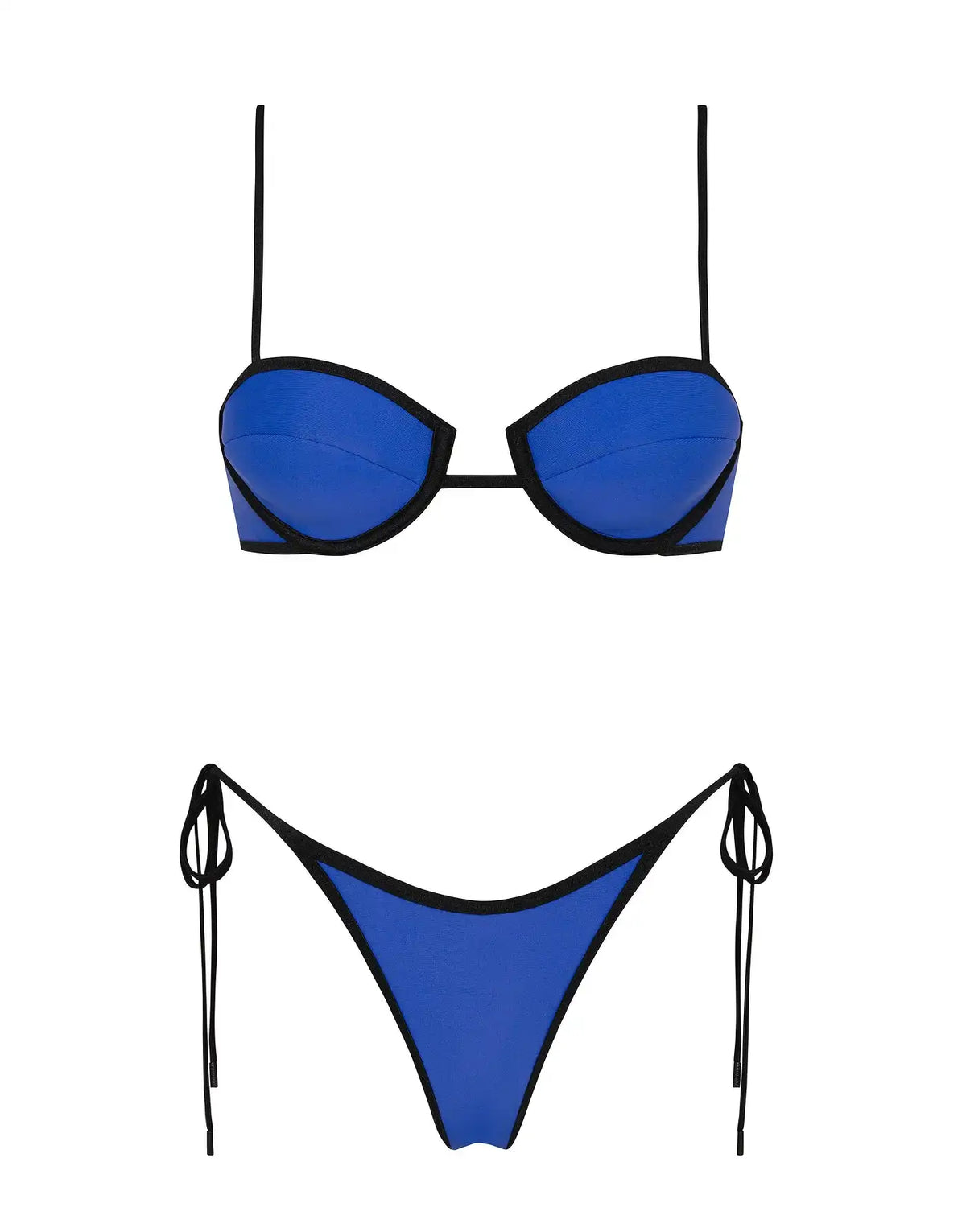MALA - COBALT Neoprene Balconette Bikini Set