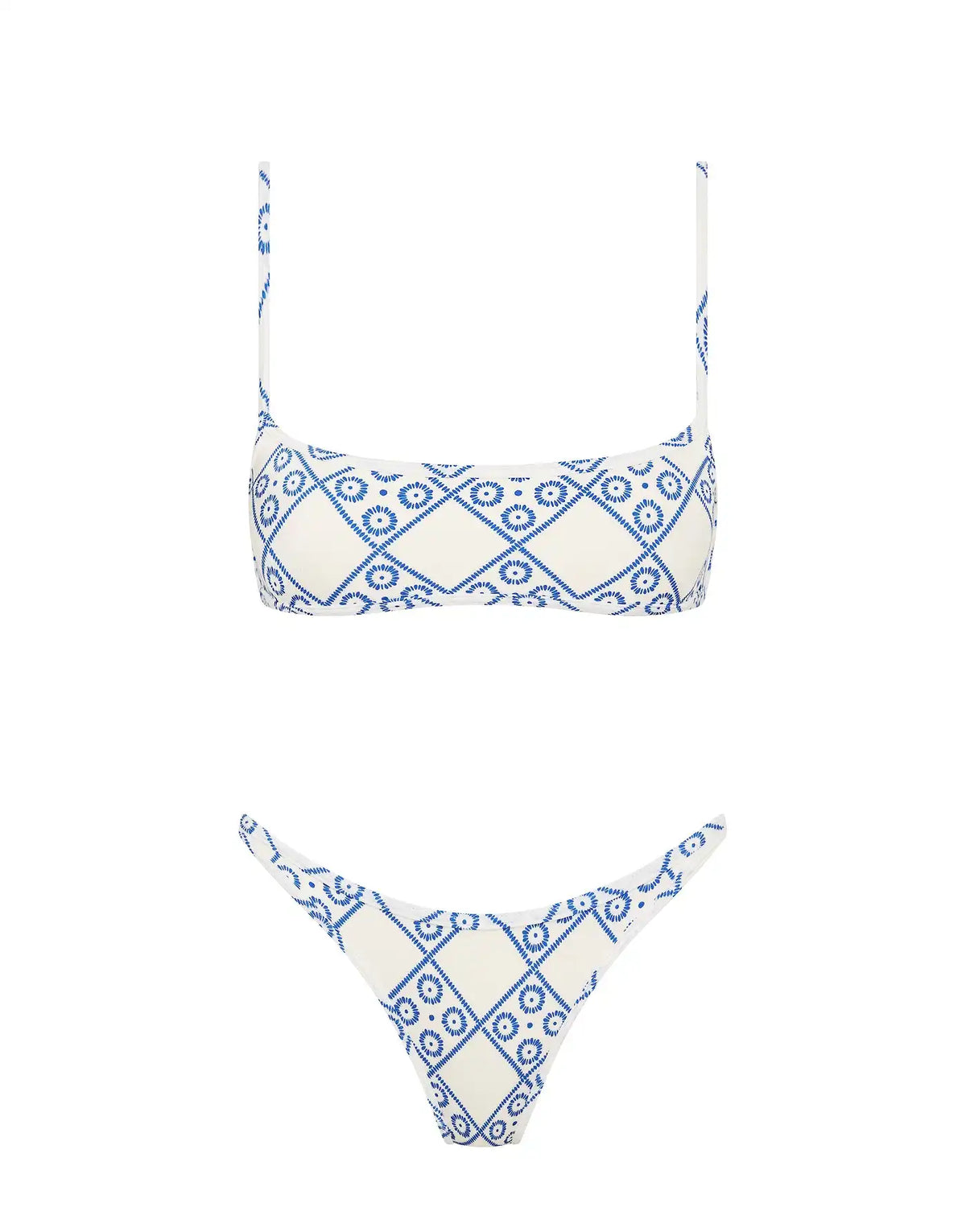 MIMA - INDIGO LACE Crop Bikini Set