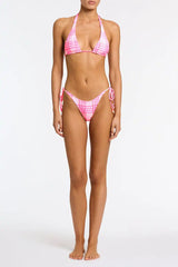 DARA - PETALI Pink Triangle Bikini Set