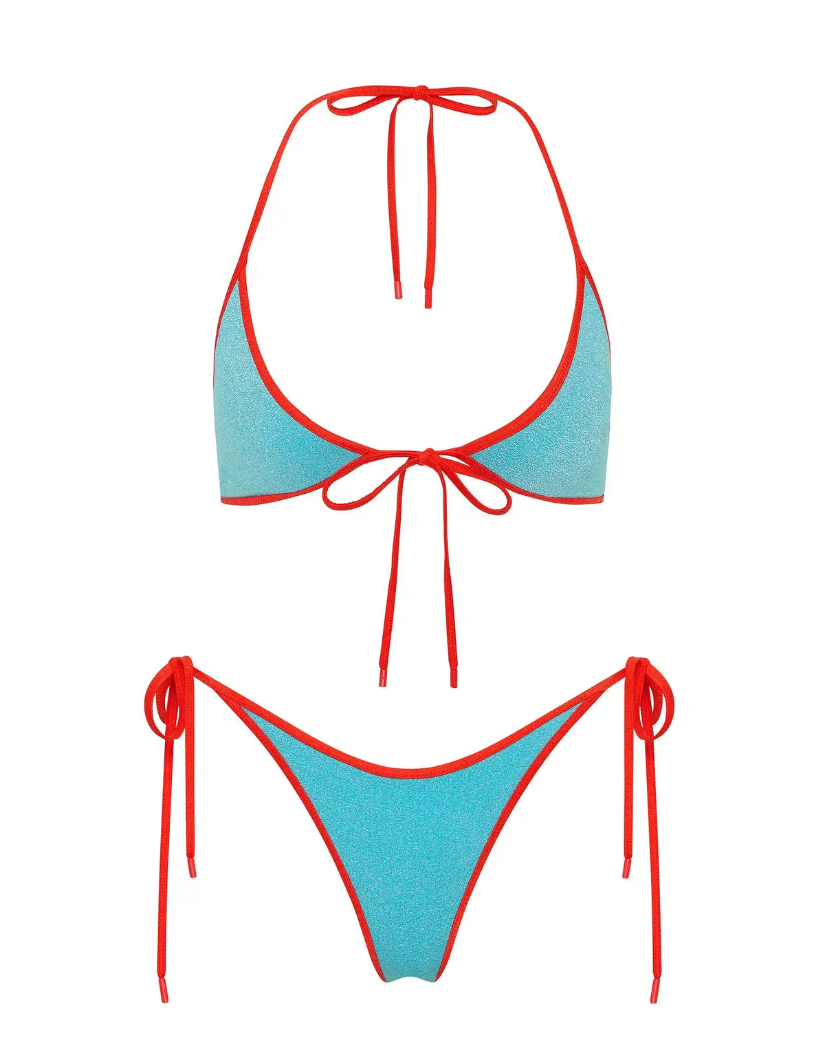 SOFI - AZURE SPARKLE Halter Bikini Set
