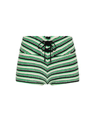 FREDY - MINT SLICE STRIPE Terry Towelling Short
