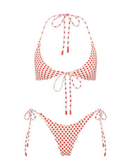 SOFI - SCARLETT SPOT Halter Bikini Set