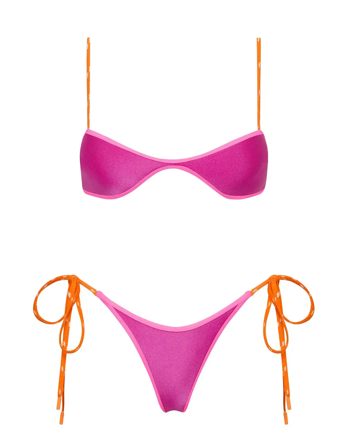 ESTE - PIGI Neoprene Scoop Crop Bikini Set