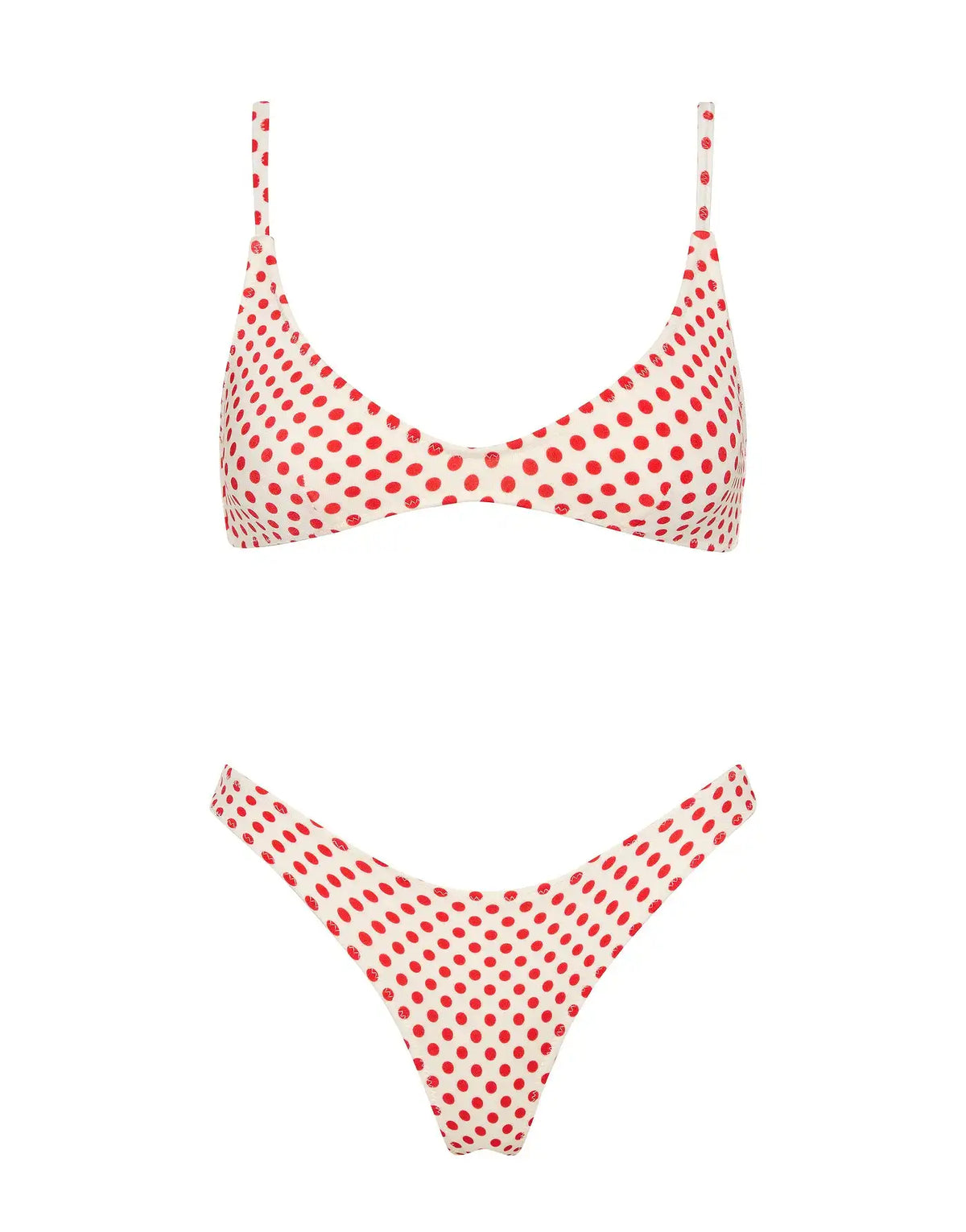 MAIA - SCARLETT SPOT Crop Bikini Set