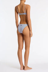 MICA - MULBERRY Textured Crop Bikini Set