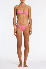 JARA - PINK PUNCH SPARKLE Balconette Bikini Set