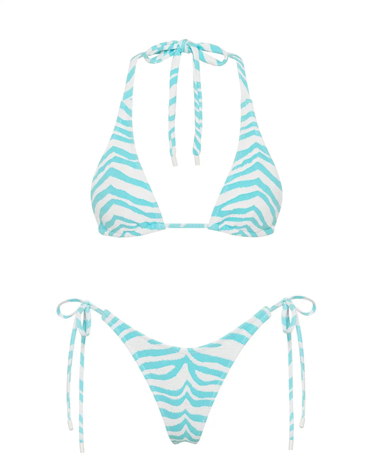 DARA - SKY ZEBRA SPLASH Triangle Bikini Set