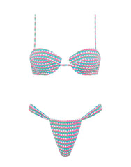MALA - MULBERRY Textured Balconette Bikini Set