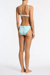 MAIA - SKY ZEBRA SPLASH Crop Bikini Set