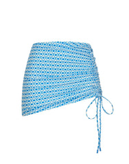 ALULA - RIYA Blue Geometric Skirt