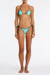 VINCA - ELECTRIC Neoprene Triangle Bikini Set