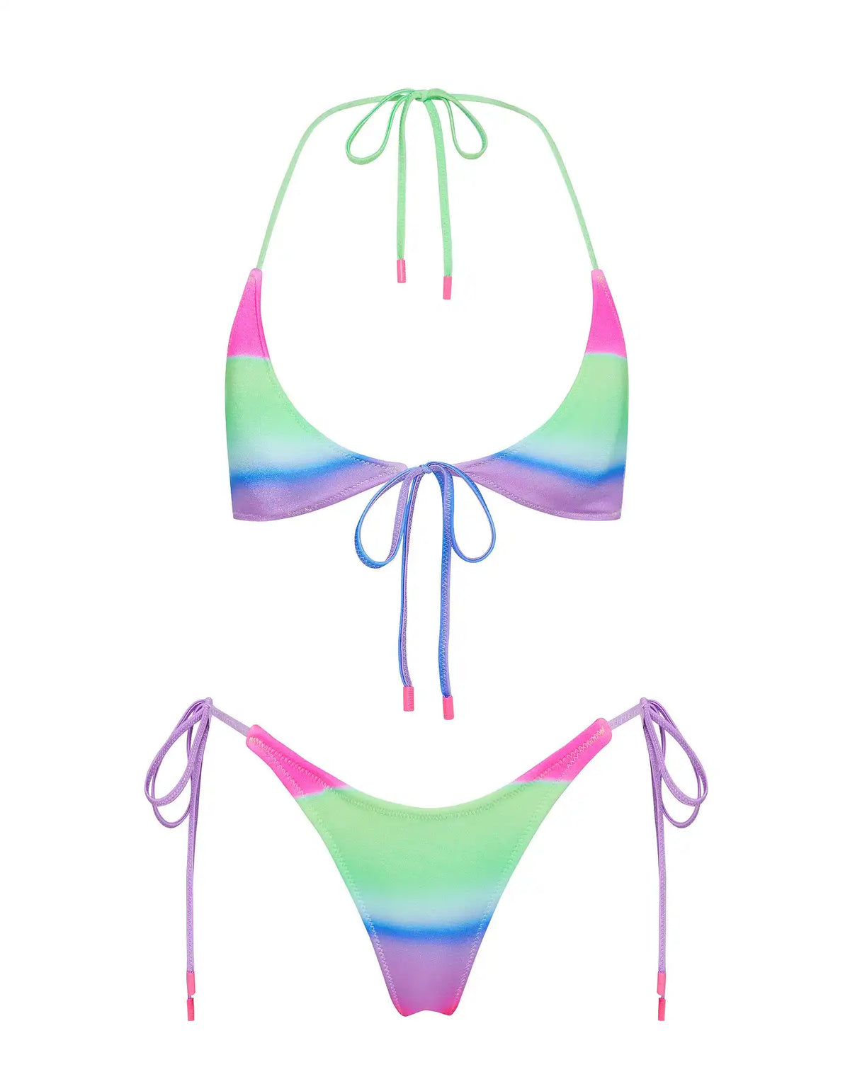 SOFI - PADDLE POP OMBRE Halter Bikini Set