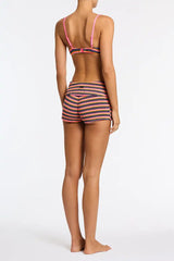 ELLI - LONI Stripe Crochet Short